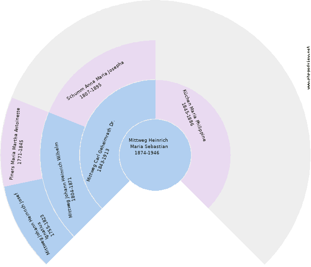 Günther Eduard Mittweg Kreisdiagramm