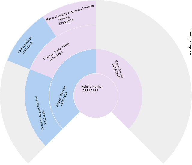 Catharina Conzen Diagrama circular