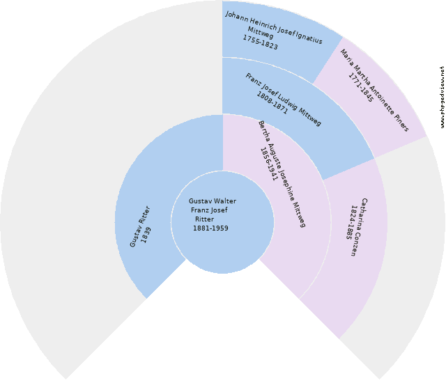Carl Dr. med. Sonnenschein Diagrama circular