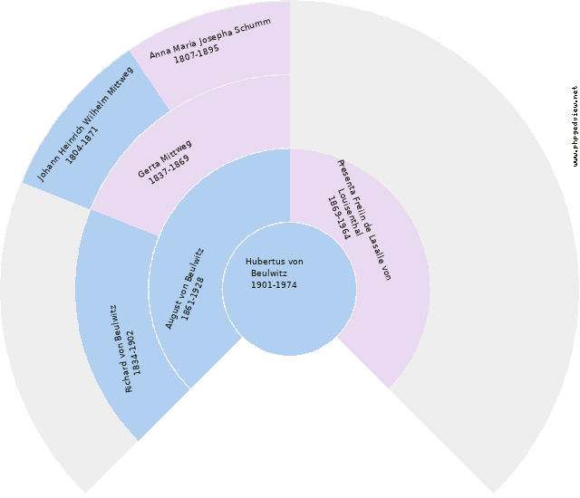 Ernst von Humann Kreisdiagramm