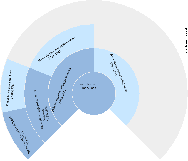 Ottilia Anna Mária Mittweg Kreisdiagramm